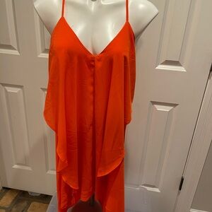 Gianni Bini Bold Orange Dress